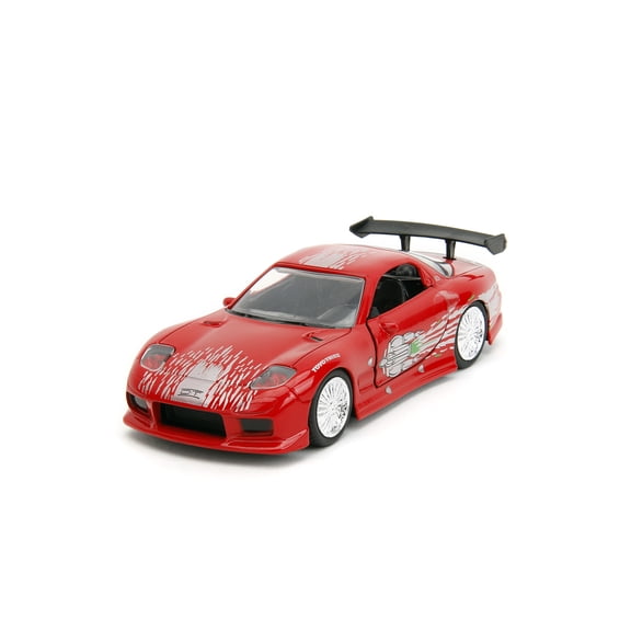 Dom's Mazda RX-7 F8 "The Fate of the Furious" Movie, Red - Jada 98377 - 1/32 Scale Diecast Model Toy Car