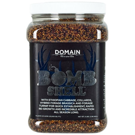Domain BMSFP3 Bombshell Deer Food Plants Seed 1/2 Acre Plot Mix