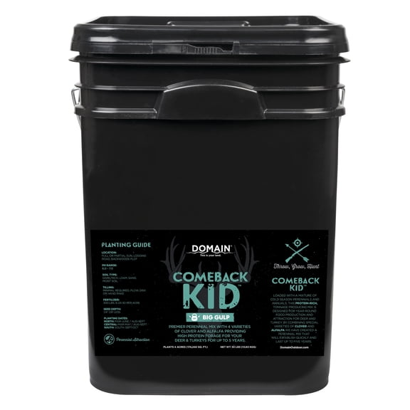 Comeback Kid Food Plot Seed, Big Gulp, 30 lbs. / 4 Acres