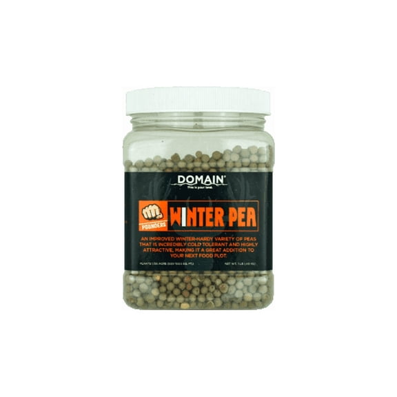 Domain Outdoor Hall Pass Food Plot Seed - 20 lb Covers 1/2 Acre - No Till Friendly Grain Legume and Brassica Mix for Whitetail Deer and Turkey, 20 lb