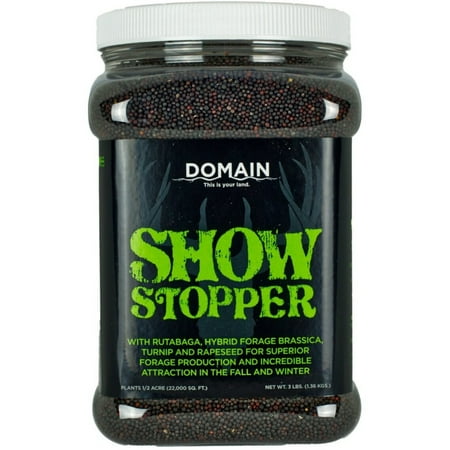Domain SSFP3 Show Stopper Deer Food Plants Seed 1/2 Acre Plot Mix