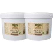 Domaine des Vignes French Whole Grain Mustard, 5kg (11lbs), 2-Pack Case