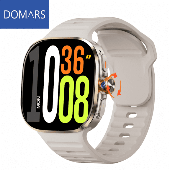 Domars 4G LTE Smart Watch, Smartwatch with 4GB RAM+32GB Storage, 2.16" Color Screen, Dual 200MP Camera, GPS, NFC, Bluetooth Call