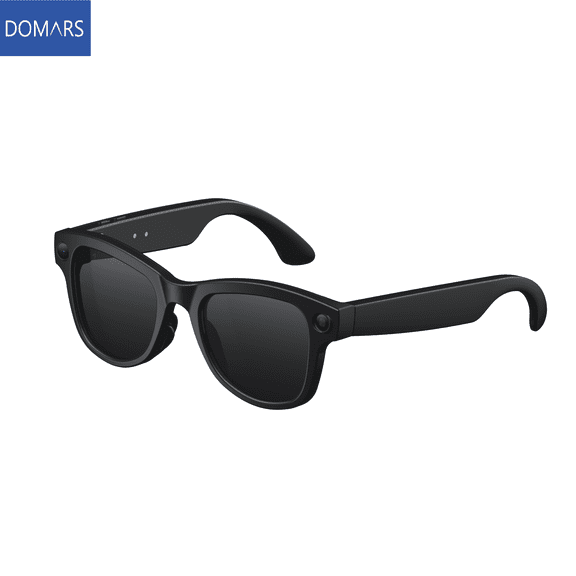 Domars Smart AI Glasses with 80MP Camera, 1200p Video, ChatGPT AI, Real-Time Translation, Bluetooth 5.3