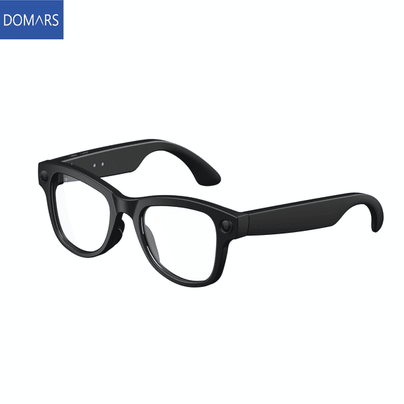 Domars Smart AI Glasses with 80MP Camera, 1200p Video, ChatGPT AI, Real-Time Translation, Bluetooth 5.3