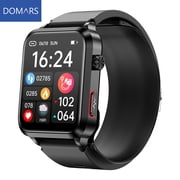 Domars Smart Watch, Fitness Tracker with 1.92 Inch HD Touch Screen, Bluetooth 5.0, Custom Watch Face, Multi Sports Modes, Magnetic Charging Long Battery Life, Compatible with Android & iOS Phones