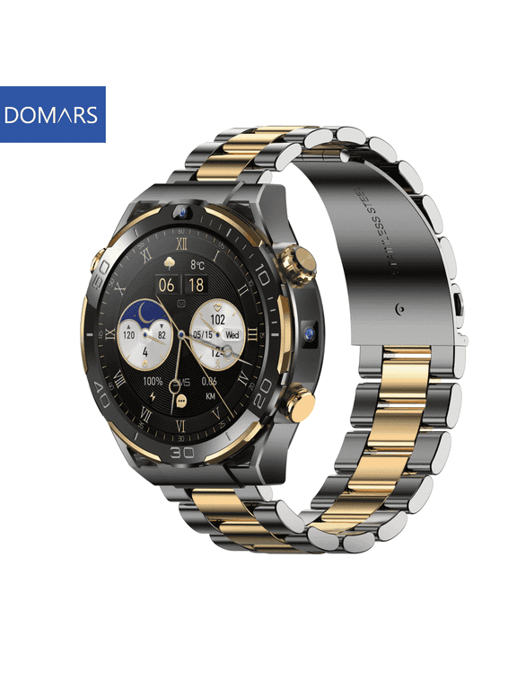 Smart Watch with Bluetooth Call, 1.43" AMOLED Display, 600mAh Long Battery, Sports Monitoring, IP68 Waterproof Fitness Watch for Android iOS