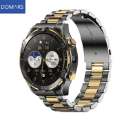 Domars Smart Watch with Bluetooth Call, 1.43 AMOLED Display, 600mAh Long Battery, Sports Monitoring, IP68 Waterproof Fitness Watch for Android iOS
