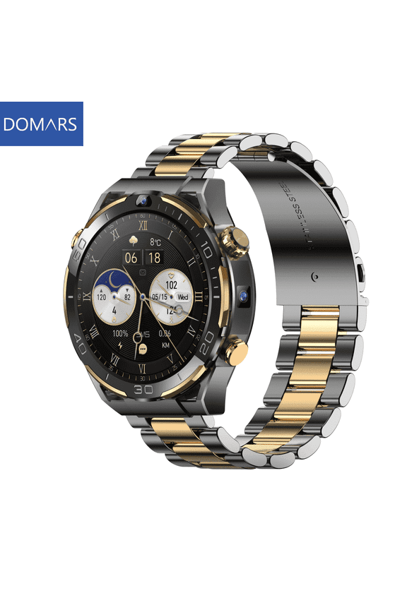 Smart Watch with Bluetooth Call, 1.43" AMOLED Display, 600mAh Long Battery, Sports Monitoring, IP68 Waterproof Fitness Watch for Android iOS