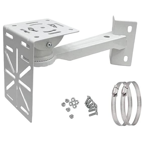 Dome Camera Bracket, Wall Ceiling Mount for Security Dome Cameras, Wall Mount,Corner (Vertical Pole Bracket+Hoop 7.8 in )