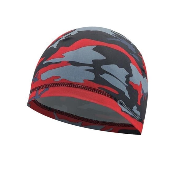 Dome Cap Wicking Helmet Liner Elastic FootBall Biker Beanie Hat Head Wrap