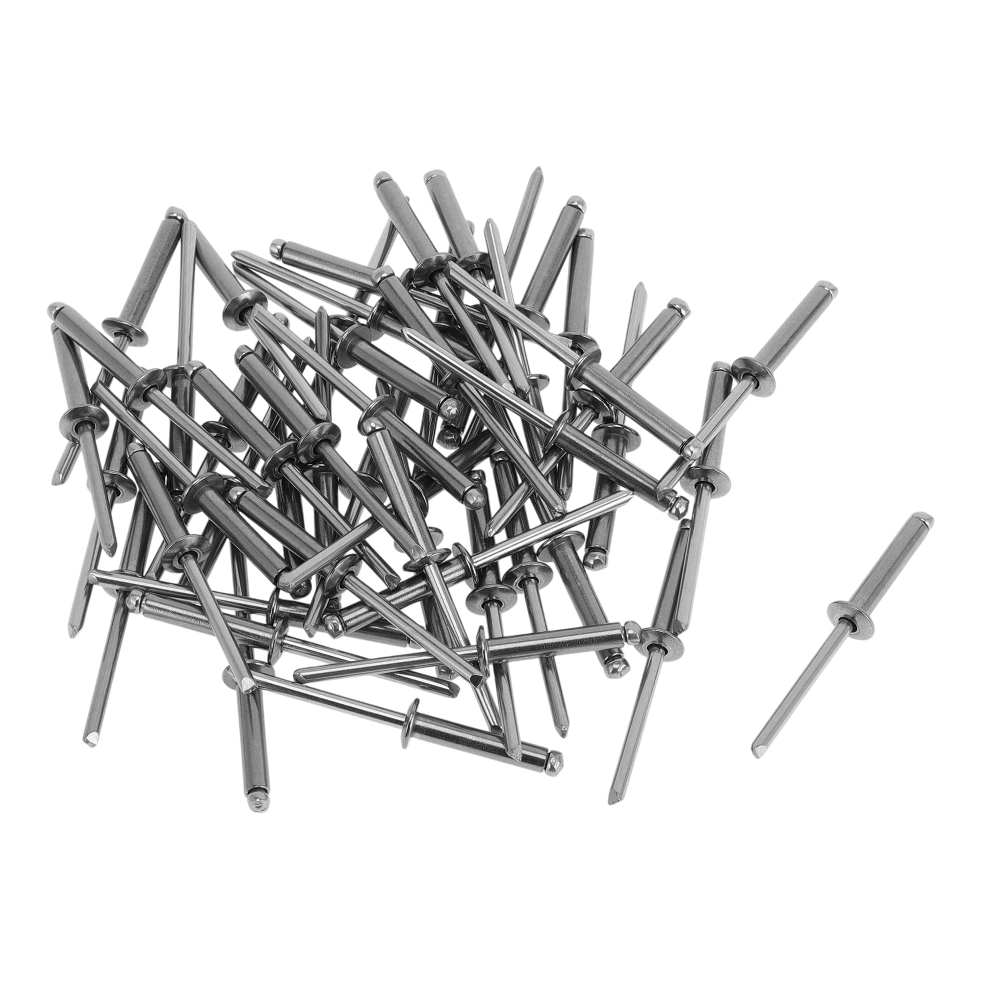 Dome Head Large Flange Blind Rivets 4mm Grip Diameter 20mm Grip Length ...