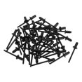 thumbnail image 1 of Dome Head Large Flange Blind Rivets Black 50 Pcs 4.8mm Grip Diameter 8mm Grip Length 9.5mm Flange Diameter Aluminum Alloy Iron, 1 of 7