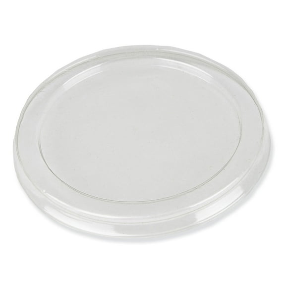 1PC Durable Packaging Dome Lids for 3.25\\" Round Containers, 3.25\\" Diameter, Clear, Plastic, 1,000/Carton