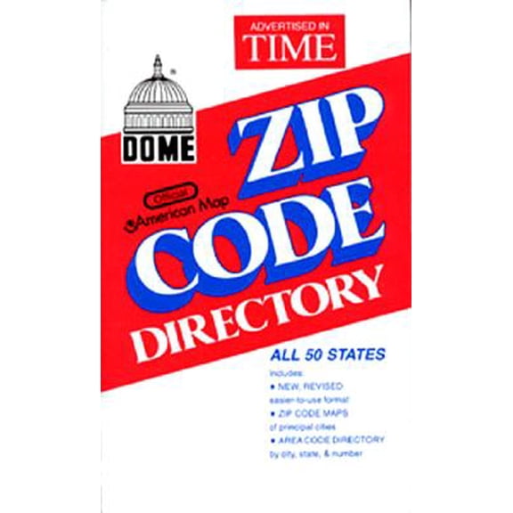 Pre-Owned Dome Official American Map Zip Code Directory, by Arrow Publications, (Paperback), REFERENCE / General, English