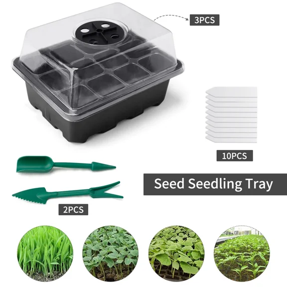 Dome Plant Grow Kit Seed Trays Reusable Starter Cloning Propagation Germination