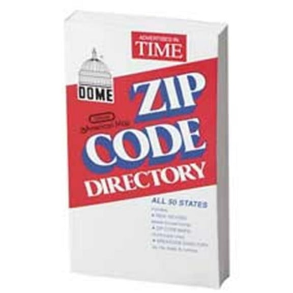Dome Publishing Company- Inc.  Zip Code Directory- Abridged- 752 Pages- 4-.38in.x7in.