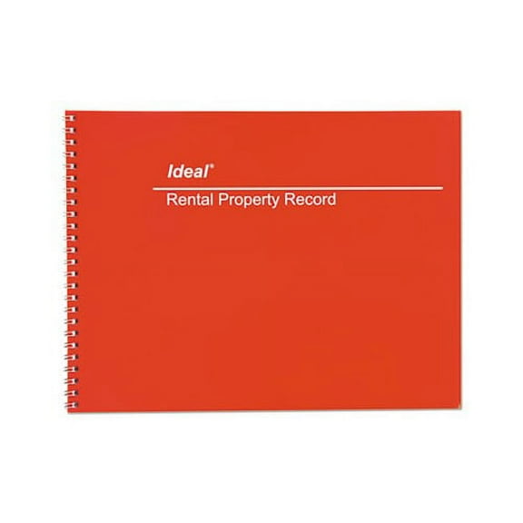 Dome Publishing Rental Property Record Book, 8 1/2 x 11, 60-Page Wirebound Book