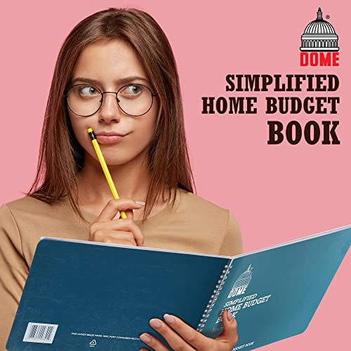 Dome(R) Simplified Home Budget Book, 7 1/2in. x 10 1/2in., Teal