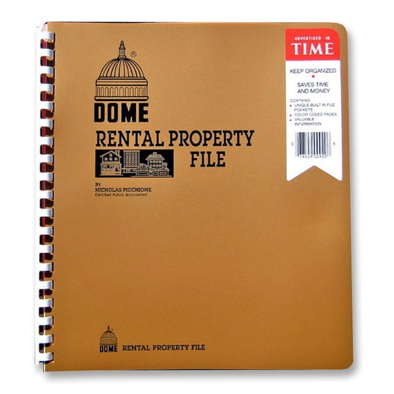 Dome Rental Property File, 1 Each (Quantity)