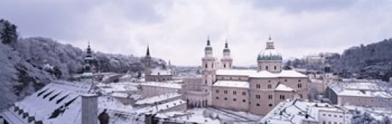 Dome Salzburg Austria Canvas Art - Panoramic Images (36 x 12)