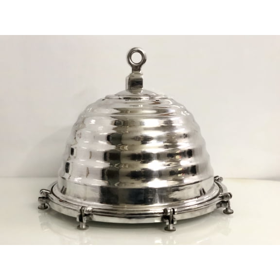 Dome Style Maritime Antique Solid Aluminum Metal Nautical Ship Replica Ceiling Pendant Lamp