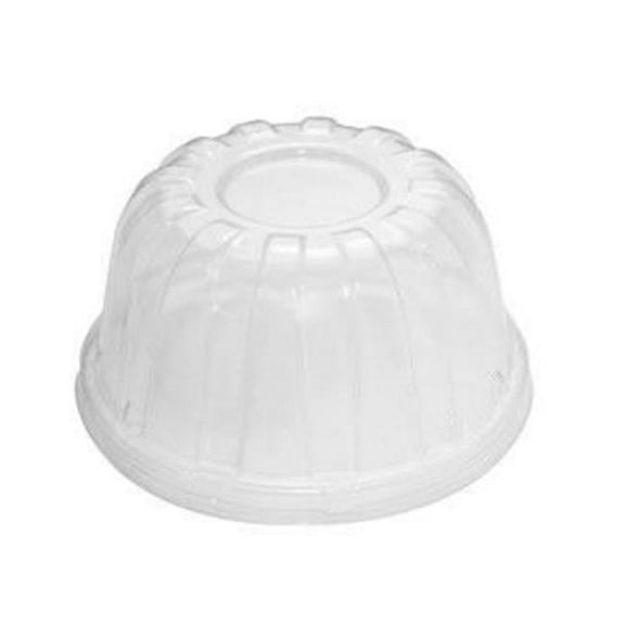 Dome Top Sundae Cold Cup Lids, Fits Foam Cups, Clear, lids - Pack of 50, Pack of 20