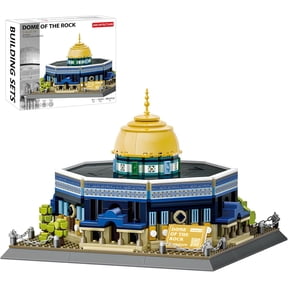 Dome of The Rock Building Blocks Set Islamic Architectural Model Bricks Toys,983 Pieces