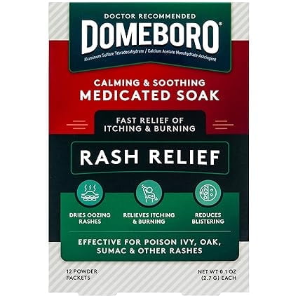 Domeboro Astringent Solution Powder Packets, 12 Count