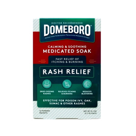 Domeboro Astringent Solution Powder Packets, 12 Count