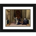 thumbnail image 1 of Domenico Beccafumi 18x14 Black Ornate Wood Framed Double Matted Museum Art Print Titled - Saint Catherine of Siena Receiving the Stigmata (1513 - 1515), 1 of 5