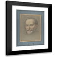thumbnail image 1 of Domenico Fetti 15x18 Black Modern Framed Museum Art Print Titled - Head of a Bearded Man (1588-1623), 1 of 5