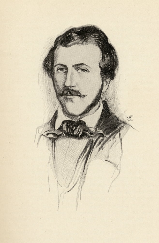 Domenico Gaetano Maria Donizetti 1797-1848 Italian Opera Composer Portrait By Chase Emerson American Artist 1874-1922 Canvas Art - Ken Welsh Design Pics (24 x 36)