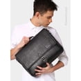 thumbnail image 1 of Tortoise -100% Genuine Leather Laptop Messenger Bag Black, 1 of 3