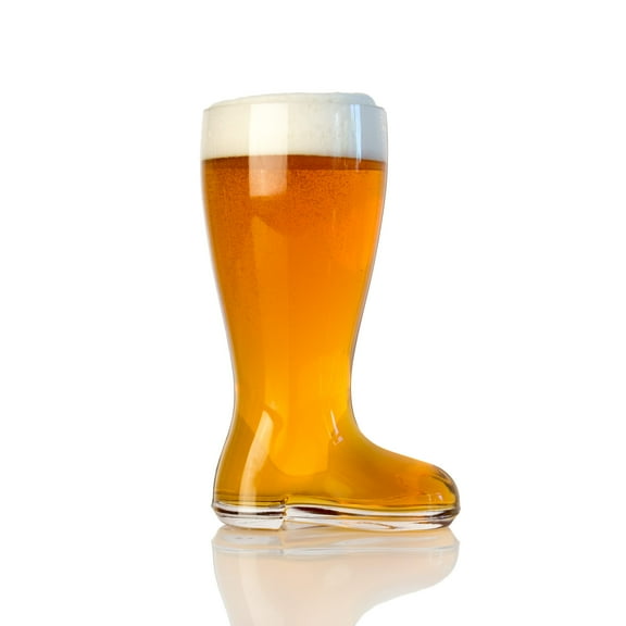 Domestic Corner - Das Boot, Large Beer Boot, German Drinking Glass, Holds Over 2 Beers - 1 Liter