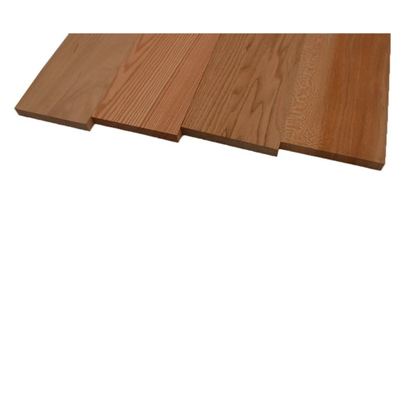 Domestic Exotic Variety Pack - Butternut, Coffee Nut, Grey Elm, Quarter Sawn Sycamore - 3/4" x 6" (4 Pcs)