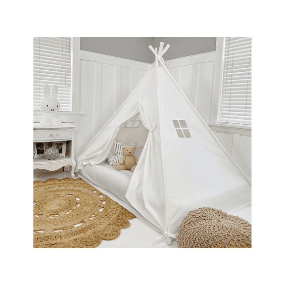 Domestic Objects Play Tent Canopy With Doors, Double/Full 54" X 75" Inches