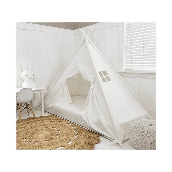 Domestic Objects Play Tent Canopy With Doors, Twin 38" x 75" Inches