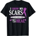 thumbnail image 1 of Domestic Violence Awareness Purple Ribbon T Shirt, 1 of 4