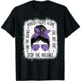 thumbnail image 1 of Domestic Violence Awareness Shirt Stop End Domestic Violence T-Shirt, 1 of 4