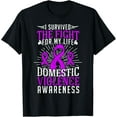 thumbnail image 1 of Domestic Violence Awareness Shirt Survivor Gift Design T-Shirt, 1 of 4
