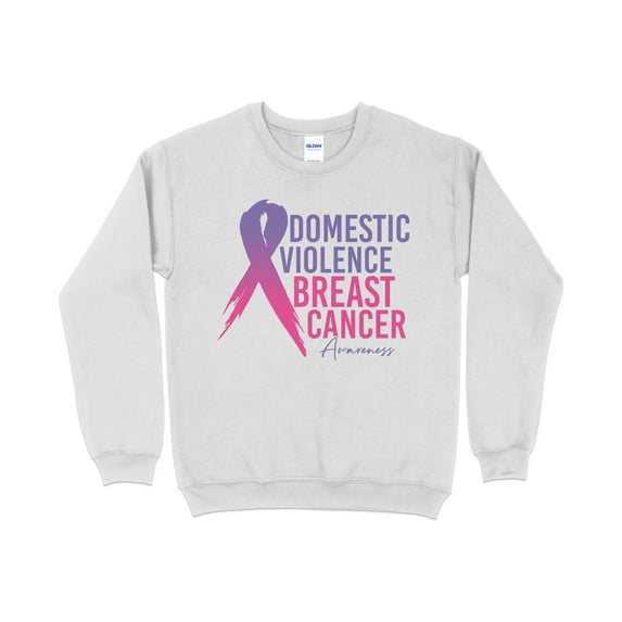 Domestic Violence Breast Cancer Awareness Sweatshirt