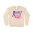 thumbnail image 1 of Domestic Violence Breast Cancer Awareness Sweatshirt, 1 of 11