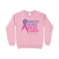 thumbnail image 1 of Domestic Violence Breast Cancer Awareness Sweatshirt, 1 of 10