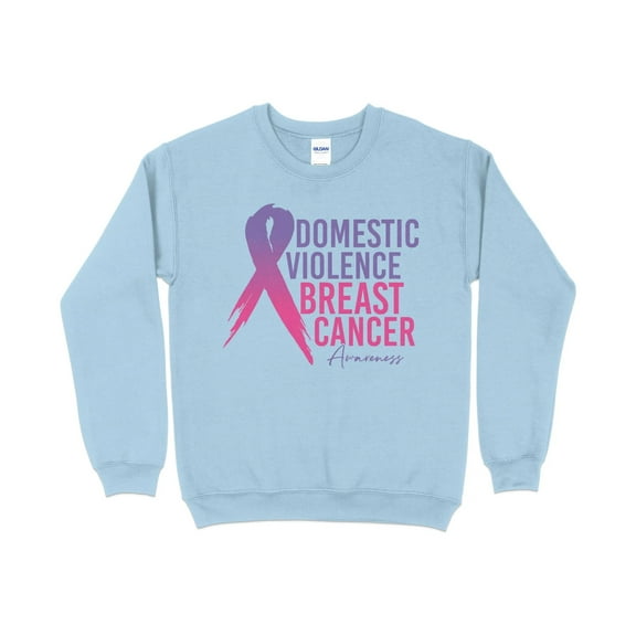 Domestic Violence Breast Cancer Awareness Sweatshirt