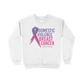 thumbnail image 1 of Domestic Violence Breast Cancer Awareness Sweatshirt, 1 of 10