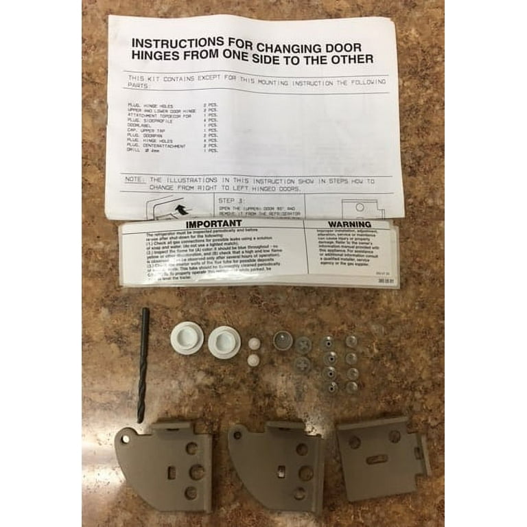 Dometic refrigerator door reversal deals