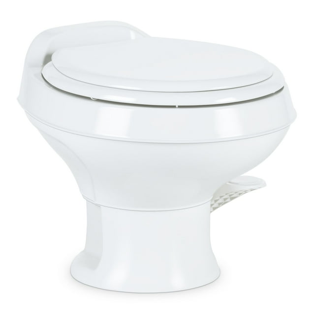 Dometic 302301671 300 Series Low Profile Heavy Duty Plastic RV Toilet