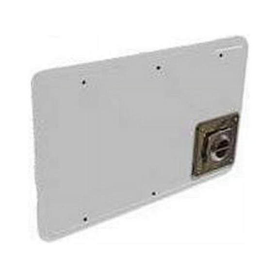 Dometic 30943 Recessed Exterior Door Large Arctic White