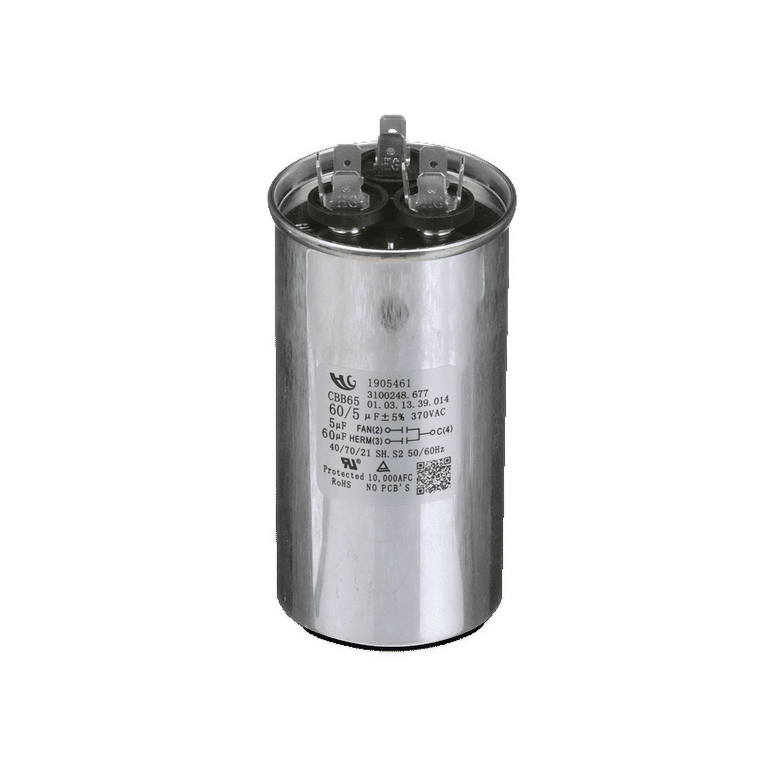 Dometic 3312195.000 Air Conditioner Motor Capacitor 60/5 MFD